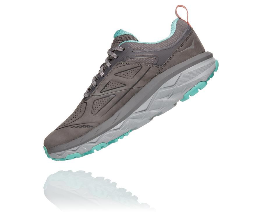 Hoka One One Trainers Womens Grey - Challenger Low GORE-TEX - 35492BNUD